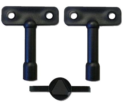 Mitras Pair of Long Reach Meter Box Keys